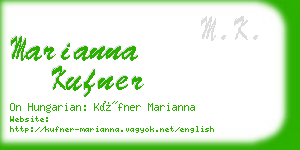 marianna kufner business card
